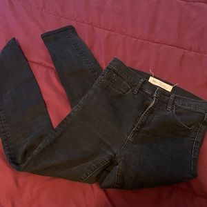 GAP Faded Black Skinny Jeans